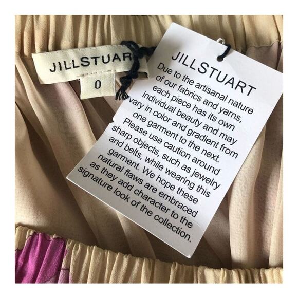 Jill Stuart Off-the-Shoulder Yellow Floral Mini Dress NWT Size 0 XS | Vacation - Picture 8 of 9